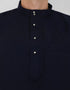 BAJU MELAYU AQSAD S/FIT (NAVY BLUE)